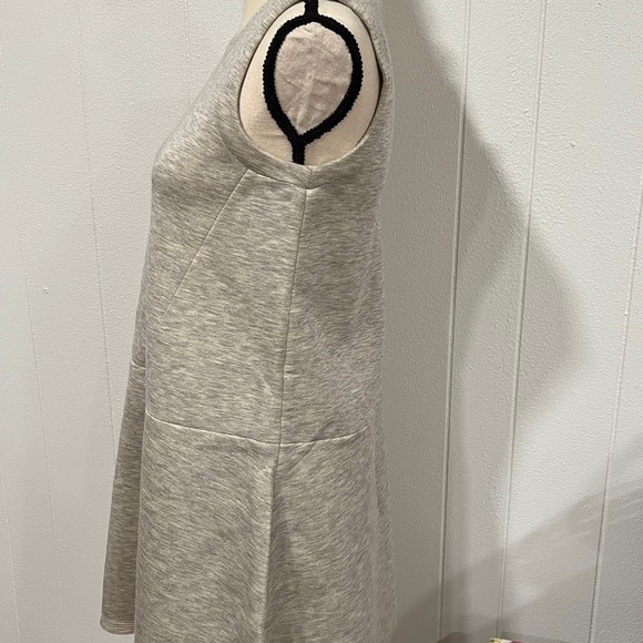 NWT Madewell The Anytime Scuba Heather Gray Dress - Picture 3 of 9